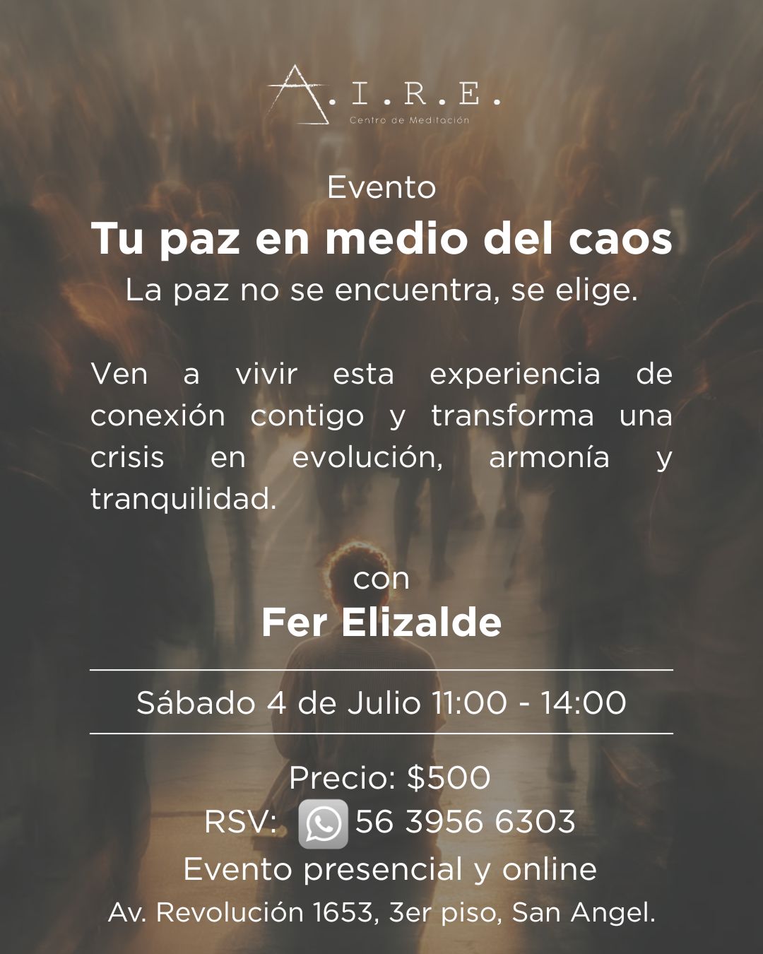 Tu paz en medio del caos